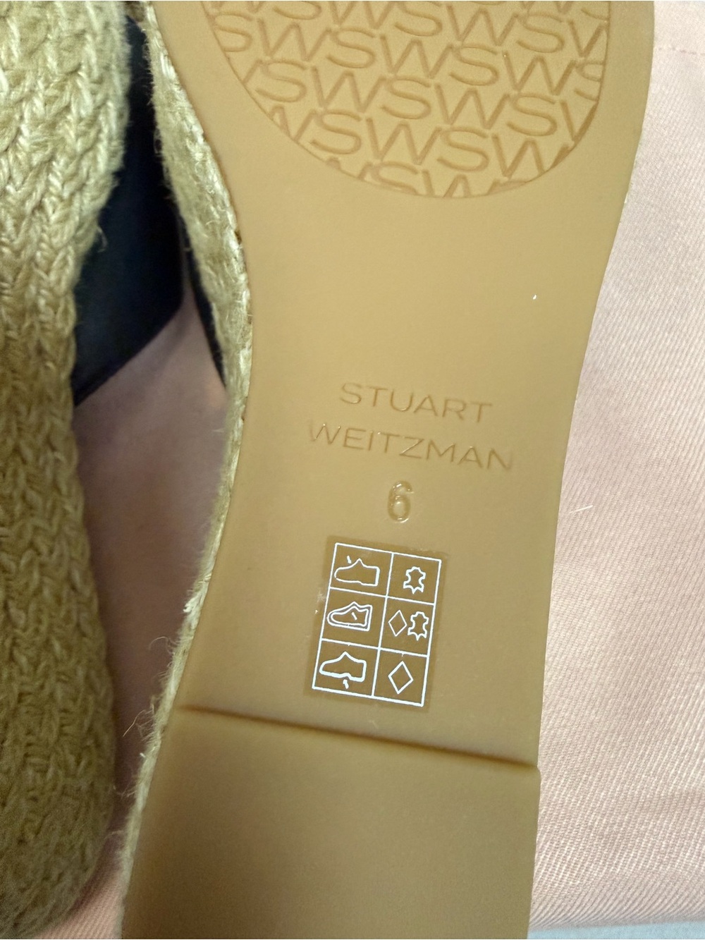 Stuart Weitzman June 75 Wedge Slide Sandals Bundle Black Pink Size 6 New - Picture 6 of 12